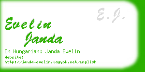 evelin janda business card